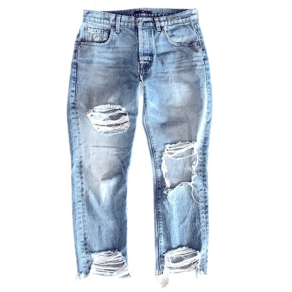 7 For All Man Kind High Waisted Josefina in Vintage Wythe 2 Size 27 - Picture 5 of 8